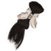 Natural Looking Shuttlecock Head Clip Easy To Use Butterfly Hair Claws Hairpin Accessory For Fashionable Women Black