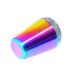 Brussel 1 x Colorful Rainbow Silicone Head Nail Stamp Jelly Nail Art Stamping Stamper Manicure Templates Image Plate Stamp 2#