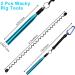 Wacky Rig Tools 2 Pcs with 320 Pcs Wacky O-Rings | Luxiv Fishing Worm Rig Tool Kits | Clip Baits Tools with Keychain - Blue - Buy Online on GoSupps.com