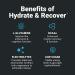 Wilderness Athlete Hydrate & Recover - Electrolyte Drink Mix with BCAAs & 1000mg Vitamin C | 30 Servings Berry Blast - Fast Hydration & Recovery - Buy Online on GoSupps.com