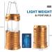 Censinda LED Camping Lantern - Solar & Rechargeable Flashlight, Portable & Collapsible Light for Camping, Hiking, Emergency - Gold (1 Pack) - Buy Online on GoSupps.com