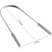 Surgical Stainless Steel Tongue Cleaner - 135mm 2 Pieces | Premium Oral Hygiene Tool for Fresh Breath - International Shipping Available - Buy Online on GoSupps.com