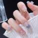 Wearing short and medium-sized nail enhancement with white milk blue butterfly nail patches detachable fake nail patches 1 count (Pack of 1) - Buy Online on GoSupps.com