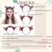 Unicra Christmas Flower Antlers Headband for Women and Girls - Elk Deer Animal Horns Hair Piece for Halloween - Buy Online on GoSupps.com