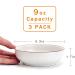 Cottagecore Ceramic Cat Bowls - 5.19 Matte White Pet Dishes (3 Pack) for Food and Water - Buy Online on GoSupps.com