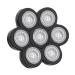 Shaver Blade Heads, LIGHWODE 7D Universal Head Shaver Replacement Blades Electric Razor Replacement Head Waterproof Wet & Dry Easy Install for Head and Face Compatible with Most Shavers Grey