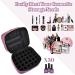 Waterproof Double Layer Nail Polish Storage - Adertos Purple Nylon Organizer for 30 Bottles & Accessories - Buy Online on GoSupps.com