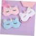 Beaupretty 2pcs Night Eyeshade Soft Plush Eye Mask for Adults & Kids | Funny Animal Eye Covers in Sky Blue - Buy Online on GoSupps.com