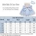 LZH Baby Girls Lace Dress Bowknot Flower Pageant Baptism Tutu Gown 12-18 Months Light Blue - Buy Online on GoSupps.com