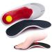 Corrective Arch Support Inserts Insole - Relieve Flat Foot  Foot Pain  High Arch  Plantar Fasciitis  Anti-Fatigue Shock Absorbing Insole for Men and Women (L(Men 8-12 || Women 9-14.5))
