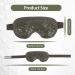 NEWGO Reusable Cooling Eye Mask for Puffy Eyes - Hot Cold Therapy Gel for Migraine, Dark Circles, Dry Eyes - Olive Green - Buy Online on GoSupps.com