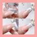 Nail Art Stamper Silicone Manicure Jelly Stamping Head Nail Supply Tools 4.2cm White Brushes - Buy Online on GoSupps.com
