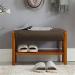 Doorway Shoe Rack Space-Saving Shoe Stool Storage Slippers Shoe Cabinet Foot Sofa Stool Shoe Stool Brown Shoe Organizer (Color : Natural) (Brown) - Buy Online on GoSupps.com