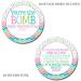 Valentine's Day Hot Cocoa Bomb Sticker Labels - Set of 40 2 Circle Stickers by AmandaCreation - Buy Online on GoSupps.com