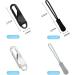 Vegcoo 24-Piece Zipper Pull Accessories Set - Universal Removable Zipper Pullers & Repair Bag for Zipper Fixes - Buy Online on GoSupps.com
