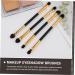 WOONEKY 15pcs Eye Shadow Brush Double Ended Eyeshadow Brush Sponge Makeup Applicator Makeup Supplies Plastic - Buy Online on GoSupps.com