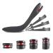 NEUTRY Breathable 4 Layers 3.54 inch Height Increasing Insole Shoe Lift Elevator Shoe Insole with Air Cushion for Variable Height (4 Layers)