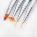 4-Piece Nail Art Brush Set - Double-Ended Paint Pens for Perfect Hand Manicure | International Shipping Available - Buy Online on GoSupps.com