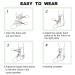 Ankle Brace for Achilles Tendonitis - Support for Men Women & Children | Injury Recovery & Sprained Ankle Relief - Lace Up Ankle Support for Running & Volleyball - Buy Online on GoSupps.com