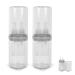 Lollanda trip toothbrushes etui 2 pieces of toothbrushes etui travel set travel water cup set suitable for camping travel business trips at home (light gray)
