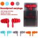 2 Pairs Ear Protecter Earplug Anti-Noise Soft Foam Earplugs Sound Insulation Protection Ear Plugs Sleeping Travel Noise Reduction (Color : Red) - Buy Online on GoSupps.com
