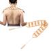 Wood back massage scooter hand excavator meridiane fatigue relief detox back massage tool wooden massage roller for back neck shoulders legs