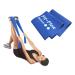 Fit-Flex Resistance Exercise Band - 2m Length - 3 Flex Options Pilates Yoga Rehab Stretching Strength Training Blue
