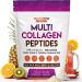 Multi Collagen Peptides Powder Unflavored Grass-Fed Types I II III V X with Biotin Hyaluronic Acid Probiotics & Vitamin C Supports Hair Skin Nails & Joints Non-GMO 41 Servings