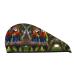 Colorful Parrots Coral Velvet Dry Hair Cap | Perfect for Home Travel Pool Parties & More - Buy Online on GoSupps.com