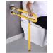 Bathroom Grab Bar Safety Support Rail Foldable Grab Bars For Bathroom Safety Flip Up Bathroom Grab Bar With Grip Toilet Rail With A - Buy Online on GoSupps.com