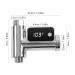 Shower Thermometer LED Display Faucet - Silver ABS PC - Bathroom 5-85 C - Buy Online on GoSupps.com