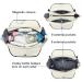 Lekebaby Large Baby Changing Bag for Stylish Mom and Dad - Quilted Beige with Travel Tote and Nappy Changing Mat - Buy Online on GoSupps.com