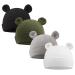 XIAOHAWANG Newborn Hospital Hat Preemie Boys Girls Beanie Cotton Bear Ears Infant Baby Hats 0-6 Months 0-6 Months Color-D