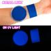 Bowitzki 30g Professional Face Paint Body Paint Water Based Face painting Makeup Safe for Kids and Adults Split Cake Single Color Halloween Christmas (Neon Blue) - Buy Online on GoSupps.com