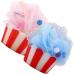 Hemoton 2pcs Cartoon Bath Ball Beauty Sponge Scrubstar for Women African Bath Sponge Body Cleaning Sponge Shower Sponge Mens Loofah Travel Accessories Back Loofah Man Cone Pe Bath Products