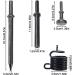 RELMON 8 Pcs Pneumatic Chisel Set for Air Hammer - 7 Shapes Concrete Masonry Drill Bits - Buy Online on GoSupps.com