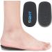 SQHT Height Increase Insoles - Achilles Tendonitis Relief - Leg Length Discrepancy - Heel Cushion - Men & Women - Black - Large 0.6 Inch (Pack of 2) - Buy Online on GoSupps.com