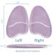 Beautulip Metatarsal Pads for Women - Anti-Sliding Cushions for Open Toe Shoes - 3-Pair Set in Lilac - Buy Online on GoSupps.com