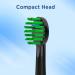 Water Pik Sonic Fusion Compact Toothbrush Heads (SF-01/SF-02/SF-03/SF-04) - 4 Count Black with Covers - Buy Online on GoSupps.com