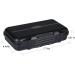 Goture Waterproof Fishing Lure Boxes Bait Small Case Mini Box Storage Containers - Large/Black - Buy Online on GoSupps.com