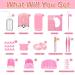 487PCS Eyelash Extension Kit with Mini Fan Dryer for Beginners & Pros - Lash Lift, Perm, Tweezers, Glue Rings, Mascara Brushes, Gel Pads - Pink - Buy Online on GoSupps.com