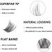 Lanciley 60pcs Individual Cluster Lashes with Glue Super Thin Band C/CC/D Curl 10-16mm - Reusable DIY Eyelash Extensions - Smile Style Black - Buy Online on GoSupps.com