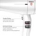Valera 3200 Professional Hairdryer - Ionic Lightweight 6 Heat & Airflow Settings Anti-Twisting Cable - Best International Shipping - Buy Online on GoSupps.com