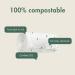 Eco by Naty Ecological Diaper Bags - 100% Compostable (Pack of 2 1 Bag x 50 Pieces) | Sustainable Baby Products - Buy Online on GoSupps.com