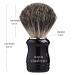 Je&Co Pure Badger Hair Shaving Brush Set with Steel Stand and Bowl - Black Handle - Buy Online on GoSupps.com