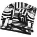 Buy Black & White Striped Kitten Hair Cap - Soft Super Absorbent Quick Dry for Long Thick Hair | Elastic Wrap for Girls & Women - International Shipping Available - Buy Online on GoSupps.com