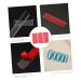 Ipetboom 5 Sheets Clear Tape Nail Display Stand Strip Tape Double Sided Clear Double Sided Tape Nail Art Tape Labels Press on Nail Sticky Tabs Display Board Plastic Red Acrylic - Buy Online on GoSupps.com