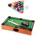 CAOREN Mini Pool Ball Set - 16pcs 0.98Inch Resin Billiard Balls for Kids | Small Pool Cue Balls and Table Accessories - Buy Online on GoSupps.com