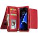 S8 Plus Phone Case Jennyfly Detachable Premium PU Leather Wallet Case with Credit Card Slots & Cash Pouch Zipper Clutch Protective Wrist Strap Phone Cover for 6.2 inch 2017 Galaxy S8 Plus - Red 2017 Galaxy S8 Plus(6.2 inch) Red - Buy Online on GoSupps.com