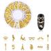 14 Box Nail Decoration Metal Nail Studs 3D Punk Star Moon Triangle Square Rivet Gems Hollow Ocean Heart Patch Nail Diamond Round Boxed Nail Rivet DIY 3D Nail Art Decor - Buy Online on GoSupps.com